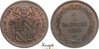 Italien-Kirchenstaat Cu Baiocco Pius IX. 1846-1878. -