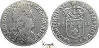 Frankreich 11 Sols de Strasbourg Ludwig XIV. 1643-1715. -