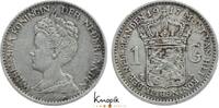 Niederlande-Königreich 1 Gulden Wilhelmina I. 1890-1948. -