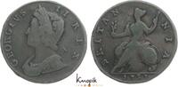 Großbritannien Cu Halfpenny George II. 1727-1760. -