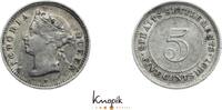 Straits Settlements 5 Cent Victoria 1837-1901. -