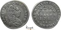 Sachsen-Hildburghausen 1/24 Taler Ernst Friedrich I. 1715-1724. -