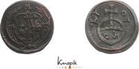 Sachsen-Meiningen 2 Pfennig Ernst Ludwig 1706-1724. -