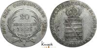 Sachsen-Coburg-Saalfeld 20 Kreuzer Ernst 1806-1826. -