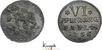 Anhalt-Bernburg 6 Pfennig Victor Friedrich 1721-1765. -