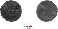 Sachsen-Kurfürstentum seit 1423 Einseitiger Pfennig Johann Friedrich und Heinrich 1539-1541. -