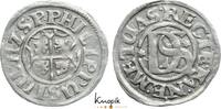 Pommern-Wolgast Doppelschilling Philipp Julius 1592-1625. -