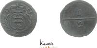 Württemberg 1/2 Kreuzer Karl Eugen 1744-1793. -