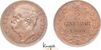 Italien-Königreich 2 Centesimi Umberto I. 1878-1900. -