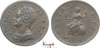 Großbritannien Cu Farthing George II. 1727-1760. -