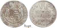 Hildesheim, Bistum 1/6 Taler Friedrich Wilhelm von Westfalen 1763-1789. -