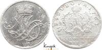 Sachsen-Weimar-Eisenach 1/6 Taler Anna Amalia 1758-1775. -