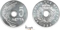 Griechenland 5 Lepta Paul I. 1947-1964. -