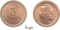 Guinea-Bissau Cu 5 Centavos portugiesische Kolonie bis 1974. -