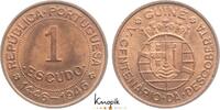 Guinea-Bissau 1 Escudo portugiesische Kolonie bis 1974. -