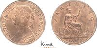 Großbritannien Cu Farthing Victoria 1837-1901. -