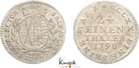 Sachsen-Albertinische Linie 1/24 Taler Friedrich August III. 1763-1806. -