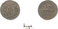 Sachsen-Albertinische Linie Pfennig Friedrich August III. 1763-1806. -
