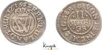 Braunschweig-Calenberg-Hannover, ab 1692 Kftm. Han 2 Mariengroschen Georg Wilhelm 1648-1665. -