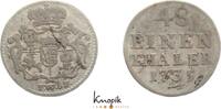 Sachsen-Albertinische Linie 1/48 Taler Friedrich August II. 1733-1763. -