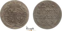 Sachsen-Albertinische Linie 1/24 Taler Friedrich August II. 1733-1763. -