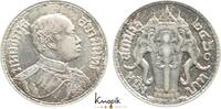 Thailand (Siam) 1 Baht Rama VI. (Wajirawudh) 1910-1925. -