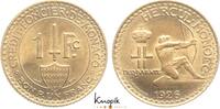 Monaco 1 Franc Louis II. 1922-1949. -