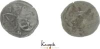 Sachsen-Kurfürstentum seit 1423 Einseitiger Pfennig Johann Friedrich und Georg 1534-1539. -
