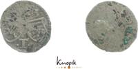 Sachsen-Kurfürstentum seit 1423 Einseitiger Pfennig Johann Friedrich und Georg 1534-1539. -