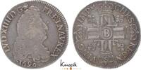 Frankreich 1/2 Ecu aux 8 L Ludwig XIV. 1643-1715. -