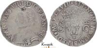 Frankreich Teston Karl IX. 1560-1574. -