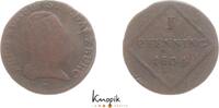 Salzburg, Erzbistum 1 Pfennig Erzherzog Ferdinand 1803-1806. -