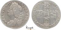 Großbritannien Sixpence George II. 1727-1760. -