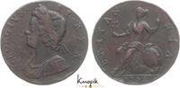Großbritannien Cu Halfpenny George II. 1727-1760. -
