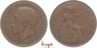 Großbritannien 1 Penny George V. 1910-1936. -