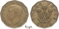 Großbritannien Threepence George VI. 1936-1952. -