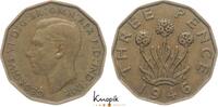 Großbritannien Threepence George VI. 1936-1952. -