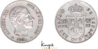 Philippinen 10 Centavos Alfonso XII. 1874-1885. -