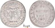 Sachsen-Albertinische Linie 1/12 Taler Johann Georg IV. 1691-1694. -