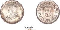 Straits Settlements 5 Cents George V. 1910-1936. -