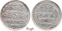Tunesien 5 Francs Französisches Protektorat 1881-1956. -