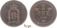 Schweden 2 Öre 1 Oskar II. 1872-1907. -
