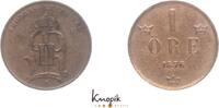 Schweden 1 Öre 1 Oskar II. 1872-1907. -