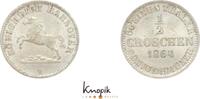 Braunschweig-Calenberg-Hannover, ab 1692 Kftm. Han 1/2 Groschen Georg V. 1851-1866. -