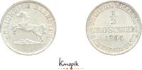 Braunschweig-Calenberg-Hannover, ab 1692 Kftm. Han 1/2 Groschen Georg V. 1851-1866. -