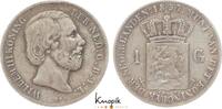 Niederlande-Königreich Gulden Wilhelm III. 1849-1890. -