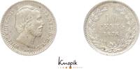 Niederlande-Königreich 10 Cent Wilhelm III. 1849-1890. -