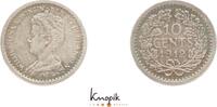 Niederlande-Königreich 10 Cent Wilhelmina I. 1890-1948. -