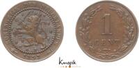 Niederlande-Königreich 1 Cent Wilhelmina I. 1890-1948. -
