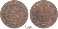 Niederlande-Königreich 2 1/2 Cent Wilhelmina I. 1890-1948. -